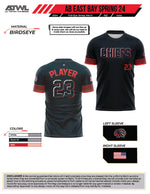 Load image into Gallery viewer, East Bay 2024 Advanced Baseball Replica  Men&#39;s Jersey