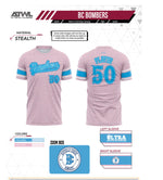 Load image into Gallery viewer, Buffalo Creek Bombers Pink Men&#39;s full dye Jersey
