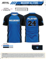 Load image into Gallery viewer, Mulberry Baseball All Stars Replica Full Dye Jersey
