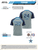 Load image into Gallery viewer, Fishhawk Grey All Stars Mens  Full dye Replica Jersey
