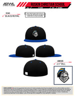 Load image into Gallery viewer, Ruskin Christian Black/Royal ES-342 Flex Fit Hat