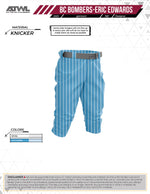 Load image into Gallery viewer, Buffalo Creek Bombers Pinstripes Full Dye Knicker Pant

