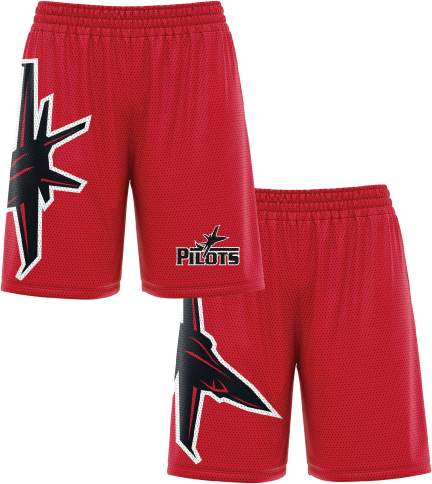 Pinecrest Pilots Mens Full Dye Shorts