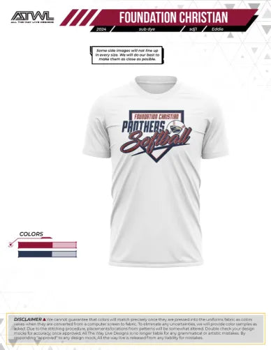 Foundation Christian Softball Spirit wear Dri-Fit Shirt