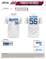 Load image into Gallery viewer, Buffalo Creek Bombers Mens Bombers fan and practice jerseys
