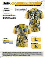 Load image into Gallery viewer, Skeeters Gold Honeycomb Men&#39;s Full-Dye Jersey

