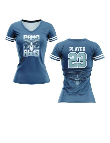 Valrico Rams Women's V-neck Jersey