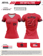 Load image into Gallery viewer, East Bay All Stars Womens Full dye Replica Jersey
