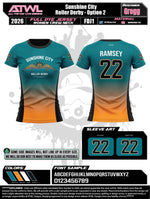 Load image into Gallery viewer, Sunshine City Roller Derby Women's Crew Cut Jersey