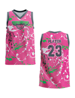 Load image into Gallery viewer, Hoop Dreams Neon Pink Basketball Women&#39;s basketball  Full-Dye Jersey

