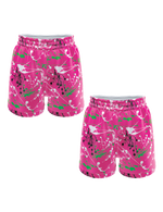 Load image into Gallery viewer, Hoop Dreams Neon Pink Womens basketball shorts 7inch inseam
