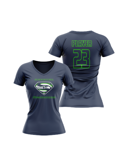 Seffner Seahawks Women's V-neck Jersey