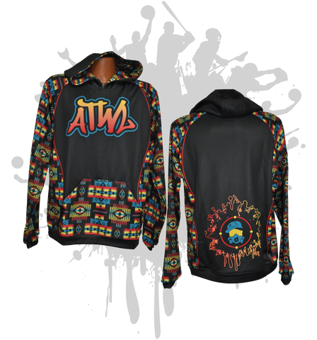 NATIVE PATTERN HOODY