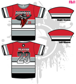 Load image into Gallery viewer, Bandits 10U Youth Men&#39;s Full Dye Jersey
