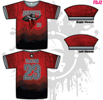 Load image into Gallery viewer, Bandits 10U Youth Men&#39;s Full Dye Jersey