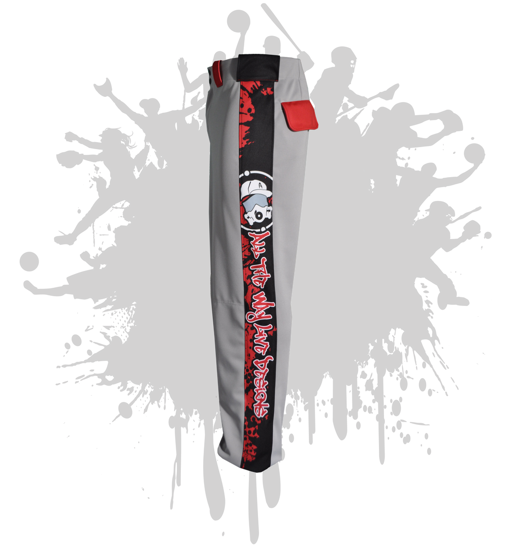 Men's Sub Dye Pant Grey/Red