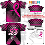 Load image into Gallery viewer, Fight For Love Cancer Awareness Youth Full Dye Jersey