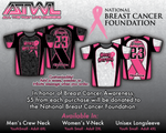Load image into Gallery viewer, Stay Strong Mens Full Dye Jersey Long Sleeve Cancer Awareness