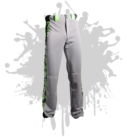 Men's Sub Dye Pant Grey/Black/Neon Green