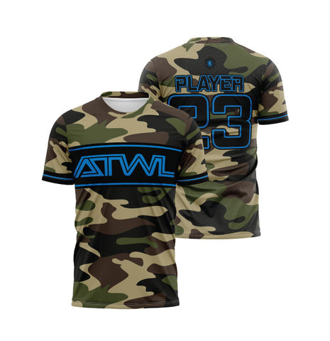 Army Camo Tron Mens Full-Dye Jersey