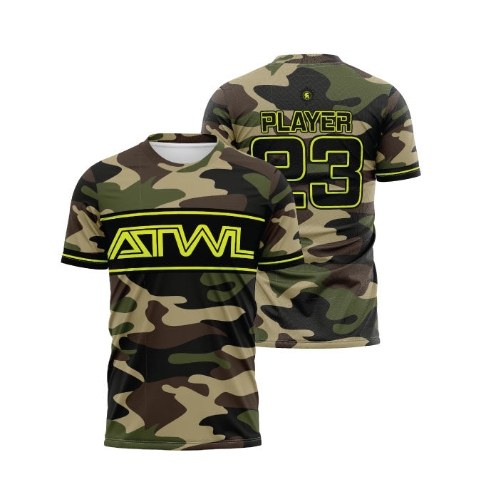 ARMY CAMO TRON YOUTH FULL DYE JERSEY