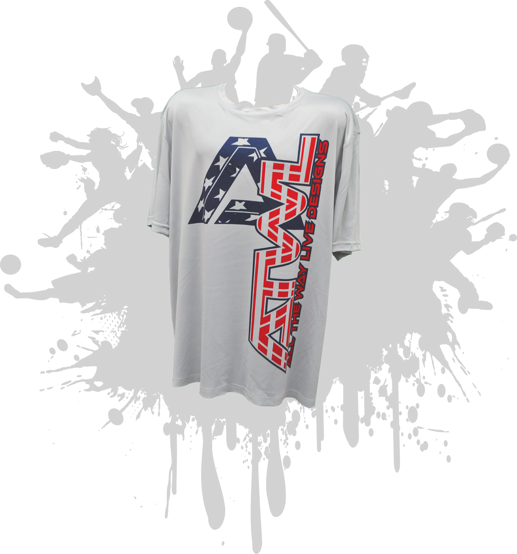 Tron ATWL Vertical White Sub-Dye Mens Jersey