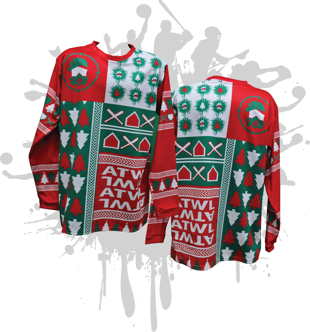 Christmas Pattern Splash Sweater