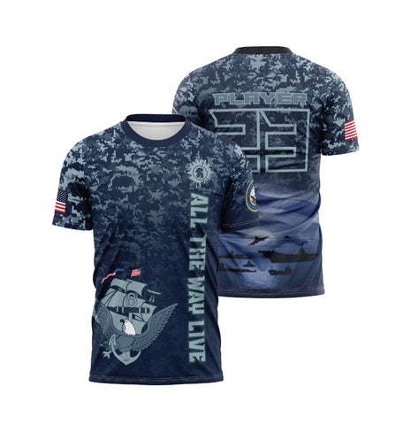 Armed Force (Navy) Mens Full Dye Jersey