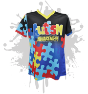 Autism Awareness Womens Full Dye Jersey