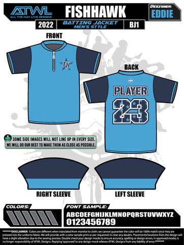 2022 Fishhawk All Stars Batting Jacket