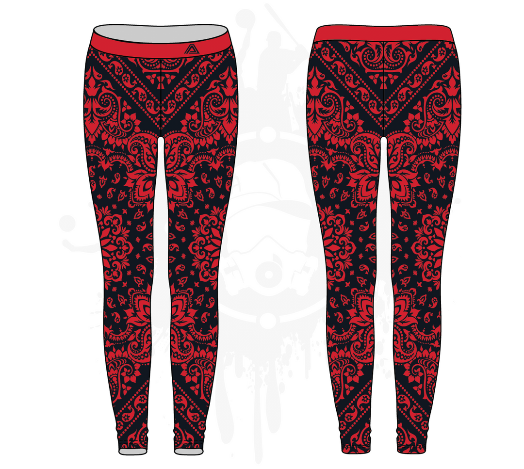 Bandana Womens Leggings: 2-color (7 Colors Available)