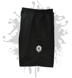 Load image into Gallery viewer, Black Microfiber Stretch Shorts
