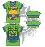 Load image into Gallery viewer, Cowabunga Turtles Womens Full Dye Jersey