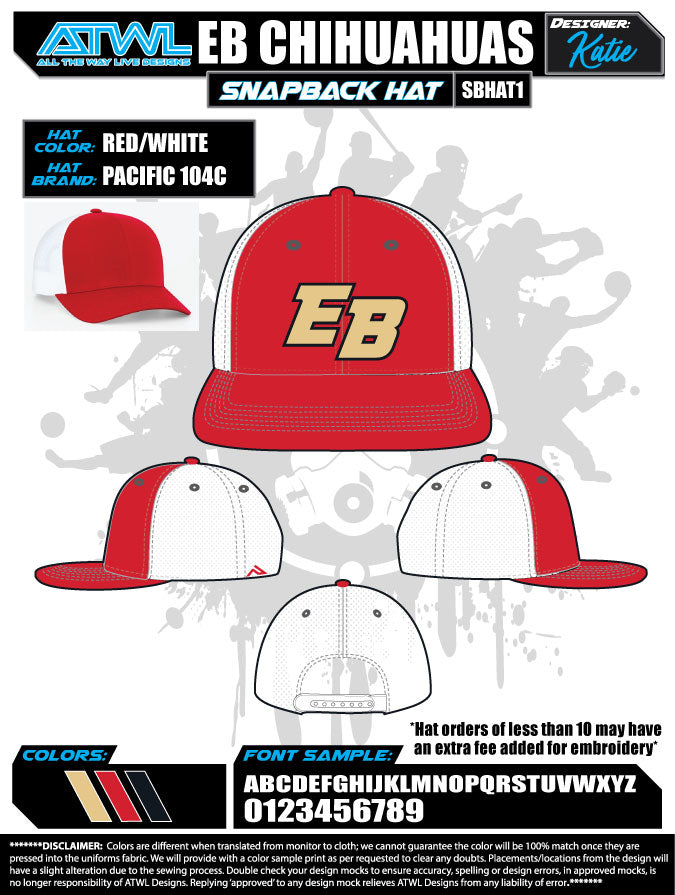 East Bay Fall League Hats