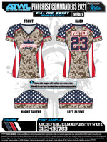 Load image into Gallery viewer, Pinecrest Spring  2021 Womens Full dye team jerseys
