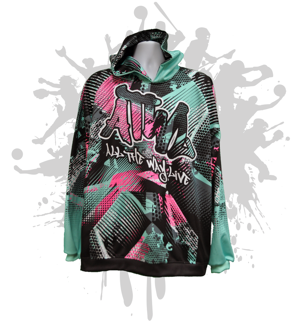 Complex Hoody Unisex  PINK/MINT