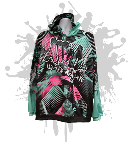Complex Hoody Unisex  PINK/MINT