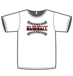 Load image into Gallery viewer, ATWL BASEBALL (BLACK/RED) MEN&#39;S WHITE SUB DYE JERSEY