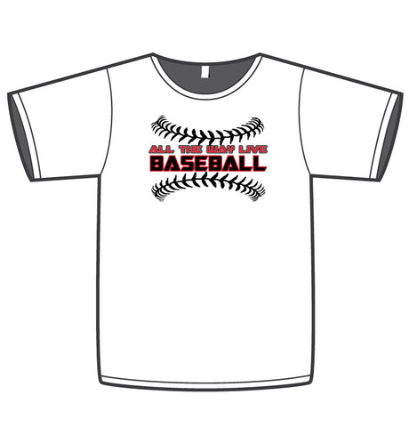 ATWL BASEBALL (BLACK/RED) MEN'S WHITE SUB DYE JERSEY
