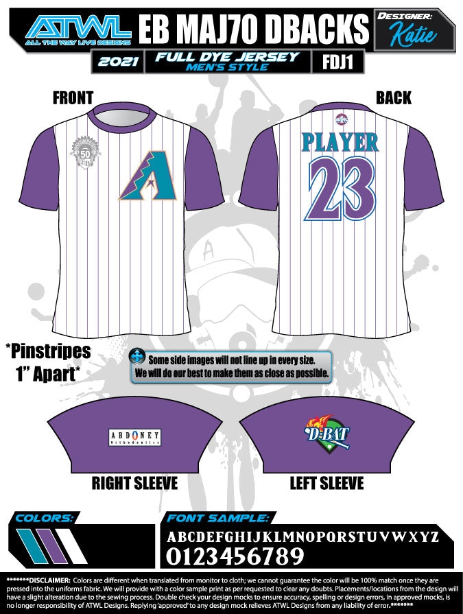 East Bay Spring 2021 Baseball Jerseys All The Way Live Designs