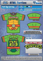 Load image into Gallery viewer, Cowabunga Turtles Youth Full Dye Jersey