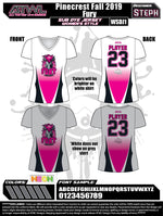 Load image into Gallery viewer, Pinecrest Fall League Women&#39;s Sub Dye Jersey
