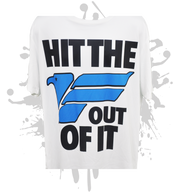FREEDOM-Hit the F Out of It- Men's White Sub Dye Jersey