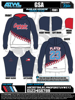 Load image into Gallery viewer, Georgia Sports Academy Full Dye Hoodies
