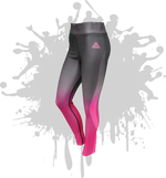 Load image into Gallery viewer, LINEAR LEGGINGS GRAPHITE/NEON PINK