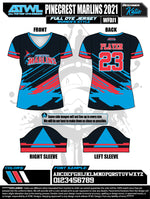 Load image into Gallery viewer, Pinecrest Spring  2021 Womens Full dye team jerseys
