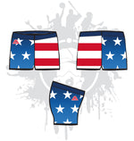 Load image into Gallery viewer, God Bless America Women&#39;s Compression Shorts