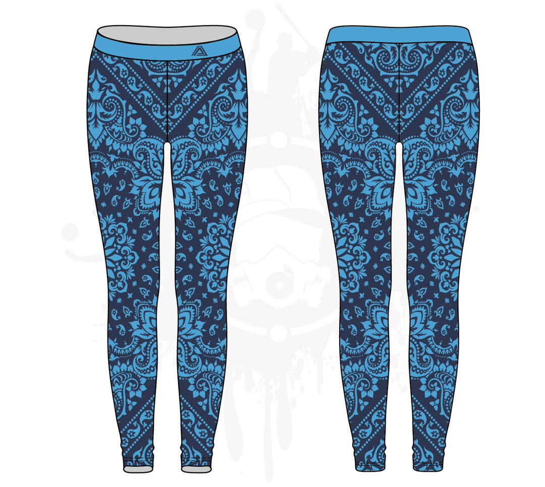 Bandana Womens Leggings: 2-color (7 Colors Available)