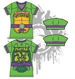 Load image into Gallery viewer, Cowabunga Turtles Womens Full Dye Jersey