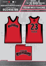 Load image into Gallery viewer, TEAM WESTSHORE RACERBACK JERSEYS
